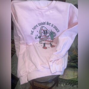 Out here, looking like a snack crewneck